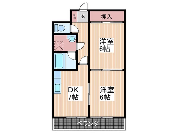 房尾本店三篠ビルの物件間取画像